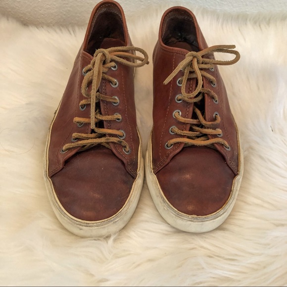 Frye Ludlow Leather Sneakers - Picture 3 of 7